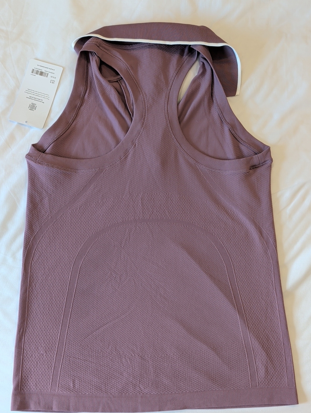 3/$75 NWT Athleta Mauve Sleeveless Zip Polo Small - Picture 6 of 7